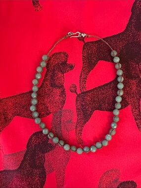Chan Luu beaded necklace green chalcedony